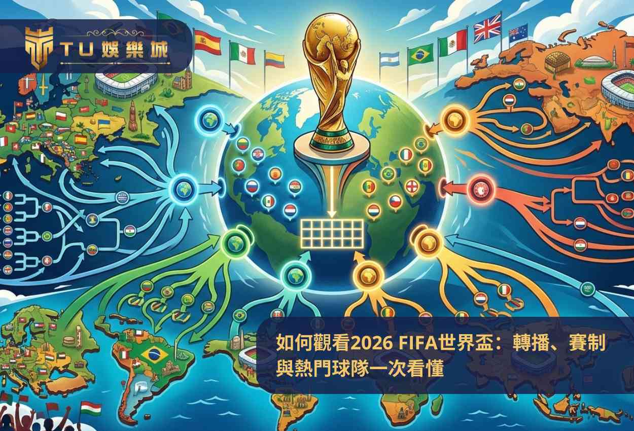 如何觀看2026 FIFA世界盃:轉播、賽制與熱門球隊一次看懂2026世界盃